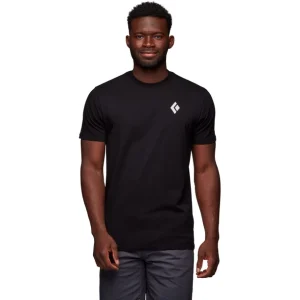 Black Diamond Mountain Badge T-shirt à Manches Courtes Homme, Noir 8