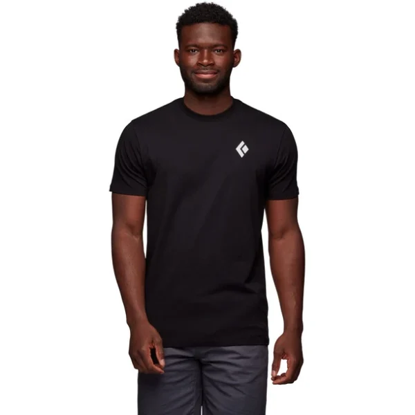 Black Diamond Mountain Badge T-shirt à Manches Courtes Homme, Noir 3