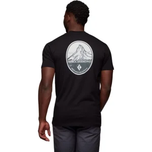 Black Diamond Mountain Badge T-shirt à Manches Courtes Homme, Noir 10