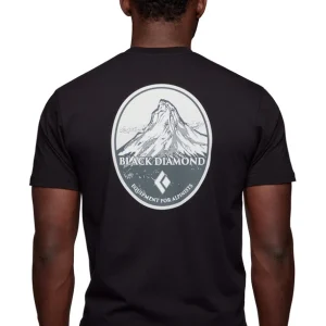 Black Diamond Mountain Badge T-shirt à Manches Courtes Homme, Noir 12