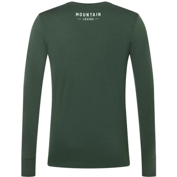 Super.natural Mountain Lovers Sweat à Manches Longues Homme, Vert 3